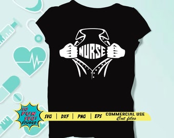 Super hero nurse svg dxf png, nurse stethoscope svg, nurse practitioner gifts, nurse shirts for women, nurse decor, nursing life, Nursing