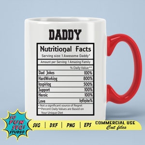 Papa valeur nutritive svg, valeur nutritive familiale, valeur nutritive, valeur nutritive papa svg, valeur nutritive svg, Png, Cricut