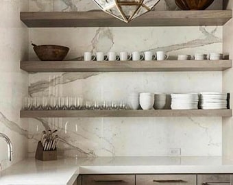 Wooden Floating Shelves
