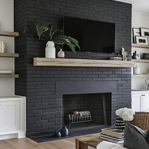 Any Size Fireplace Mantel, Floating Mantel, Custom Fireplace Mantel, TV Shelf, Floating Shelving, Wood Mantel