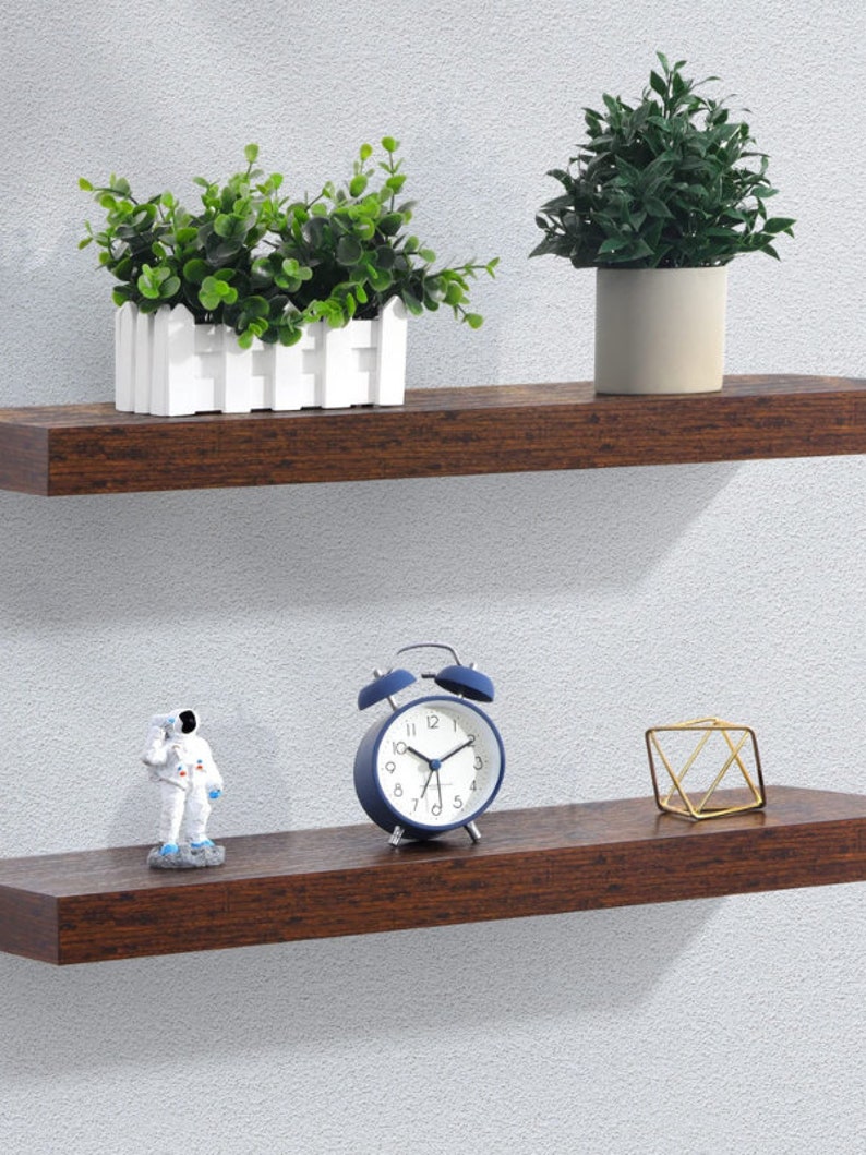 Modern Wood Floating Shelf for Kitchen and Livingroom,decorative Wall ...