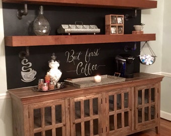 Wooden Floating Shelves