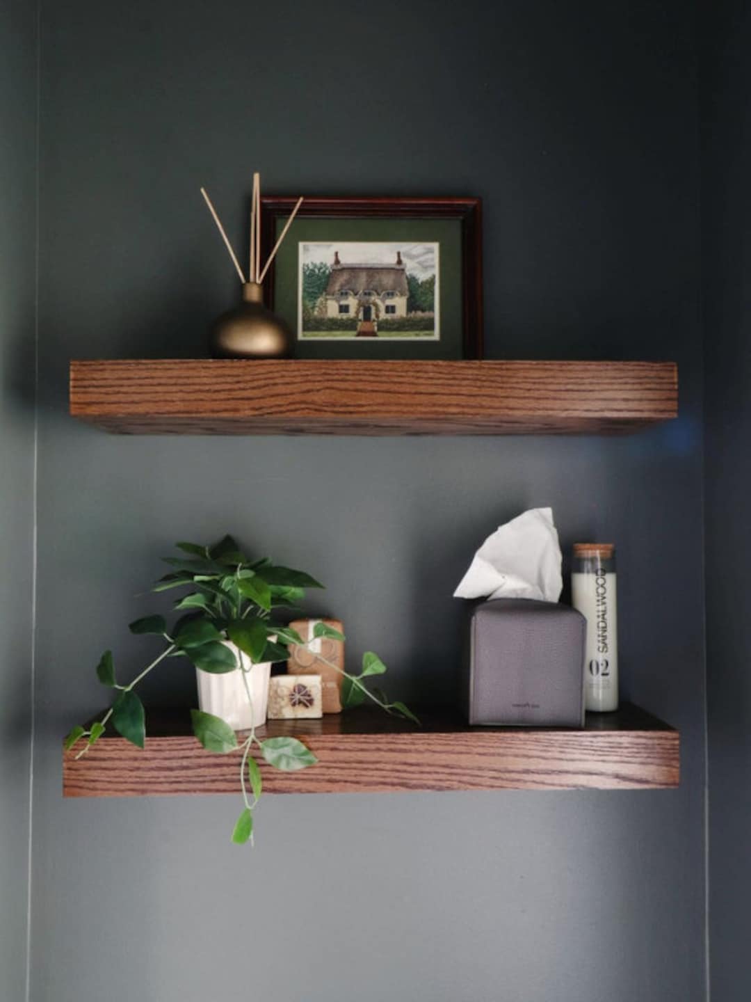 Modern Wood Floating Shelf for Kitchen and Livingroom,decorative Wall ...