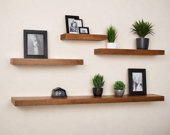 Wooden Floating Shelves