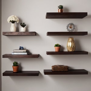 Wooden Floating Shelves - Etsy