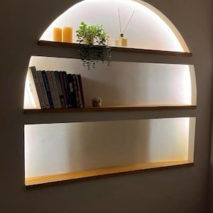 Wooden Floating Shelves