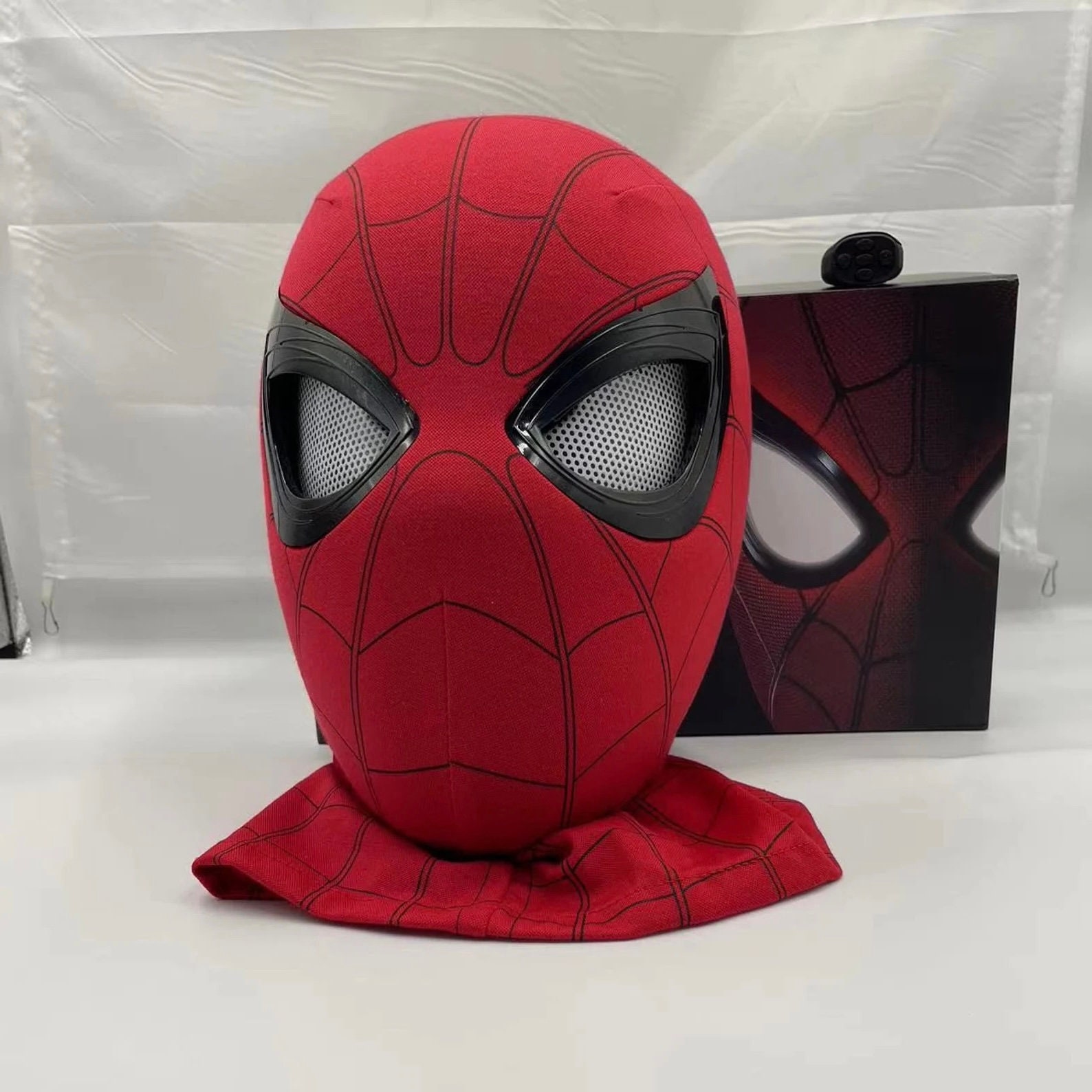 Spider Man Mask Moving Eyes Blinking Winking Lenses Remote Etsy Canada