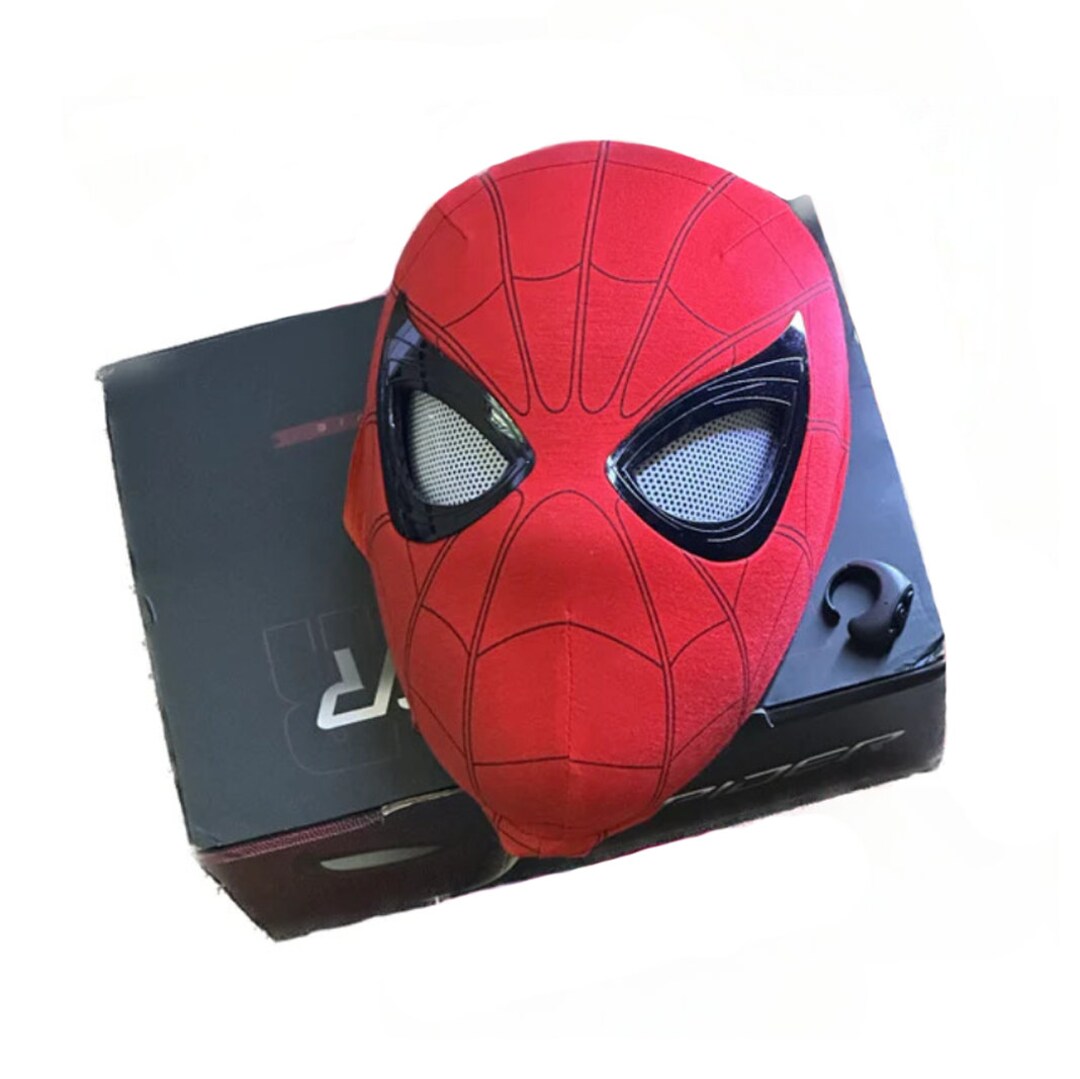 Spider Man Mask Moving Eyes Blinking Winking Lenses Remote Etsy Canada