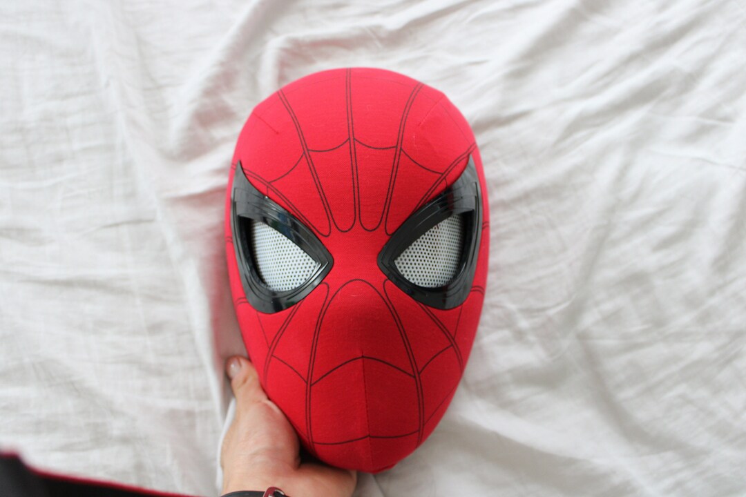 Spider Man Mask Moving Eyes Blinking Winking Lenses Remote Etsy Portugal
