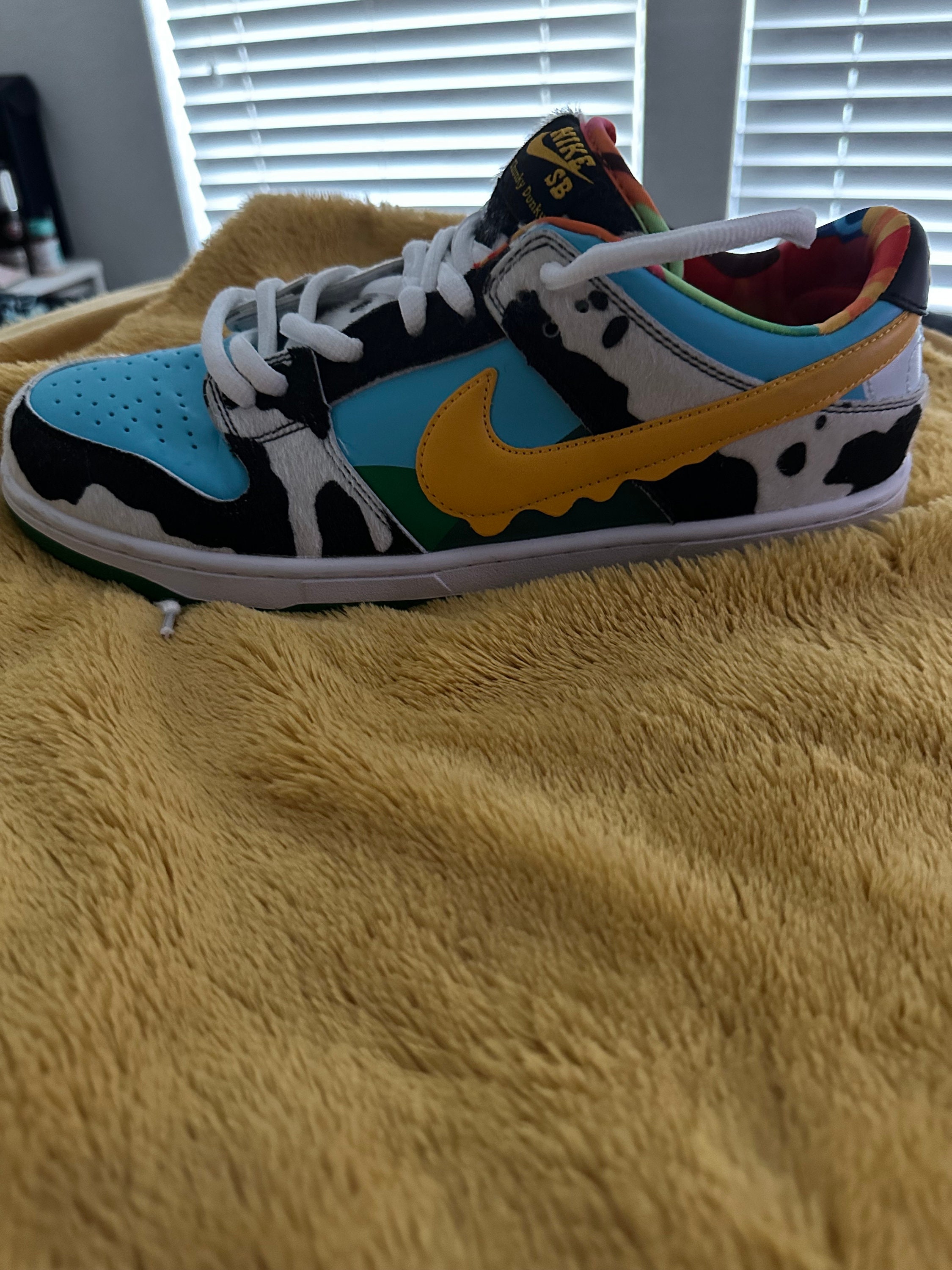 Nike Chunky Dunky Ben and Jerry Custom Hand Painted Air Force 1s – B Street  Shoes