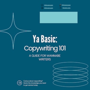 Copywriting 101 ebook — Learn to write copy, Learn the basics, Practice copywriting, Start copywriting today