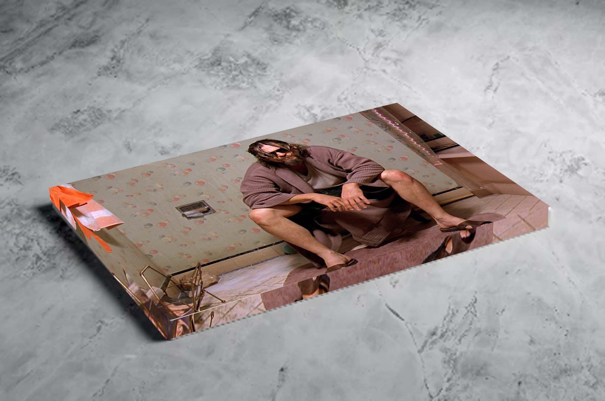 The Dude Big Lebowski Movie Poster Funny Bathroom Art, Bathroom Print ...