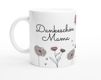 Mug Mom - Personalizable with your name - with the saying "Thank you Mom" - Mother's Day gift