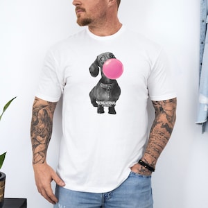 Dachshund T-shirt with slogan - Being Normal is Boring