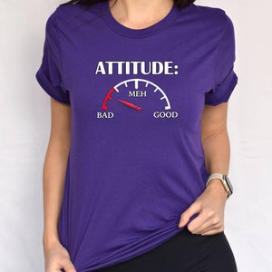 Bad Attitude T-Shirt, Men's Attitude Tee, Women's Attitude Adjustment shirt, fun silly tops, Gift For Her, Gift For Mom, Gift For Him, Swift
