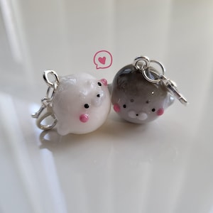 Seal Charms || Handmade Polymer Clay Keychain