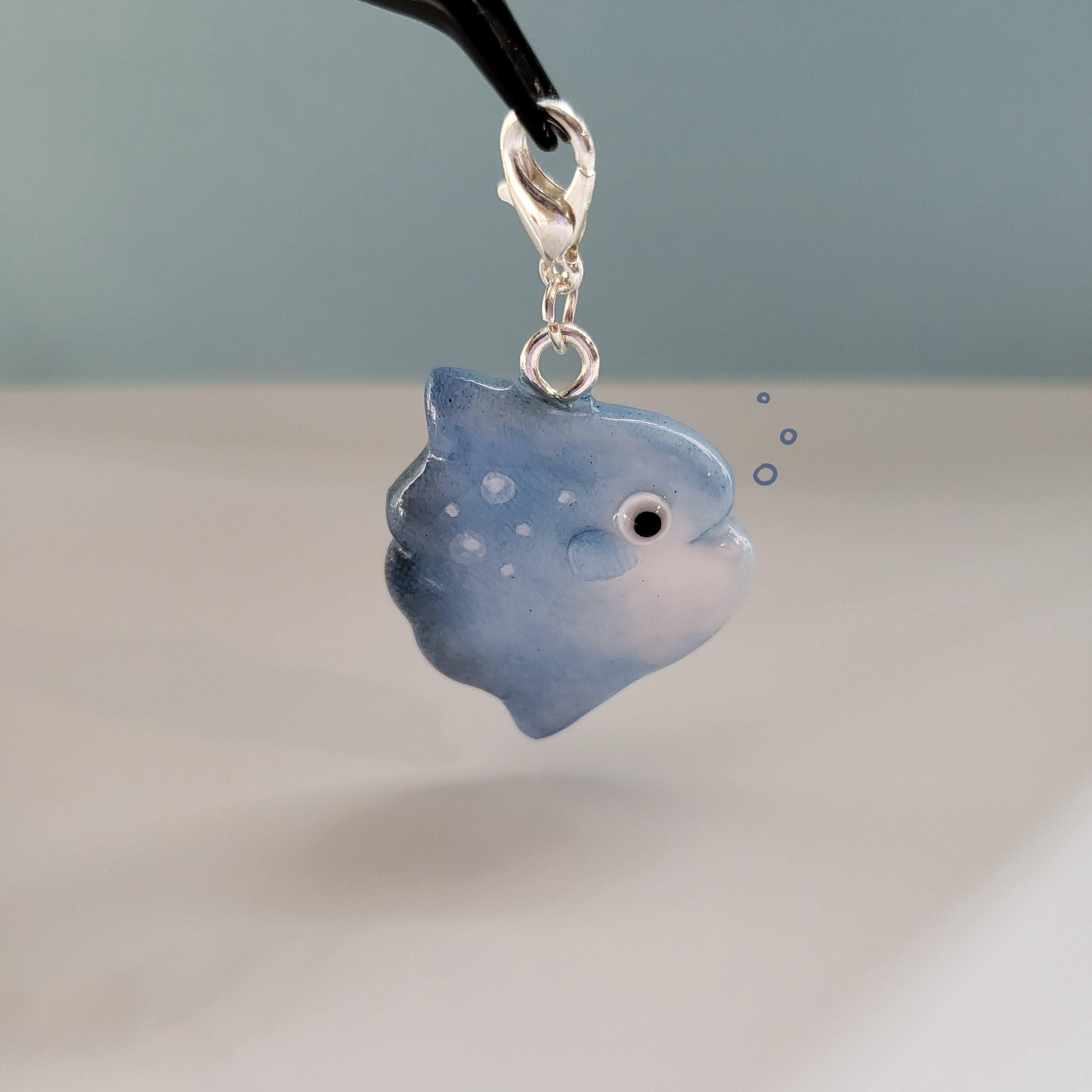 Ocean Sunfish Charm || Underwater Creature Series || Handmade