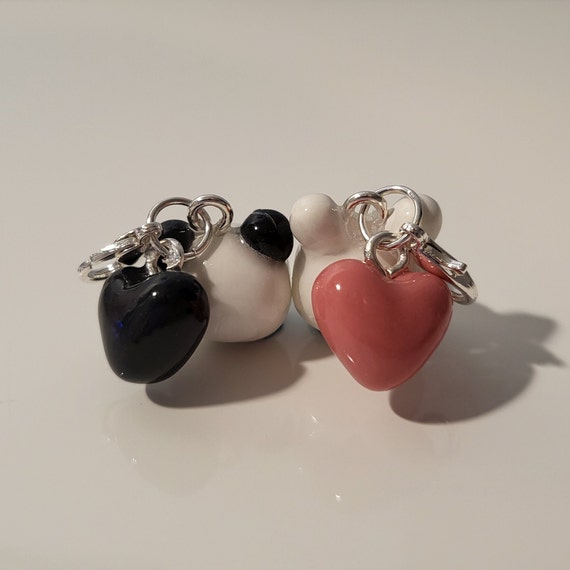 NEWEI Cat & Bunny Couples Keychains - Stainless Steel Cute Keyrings, Valentine's Gift Set - View #10