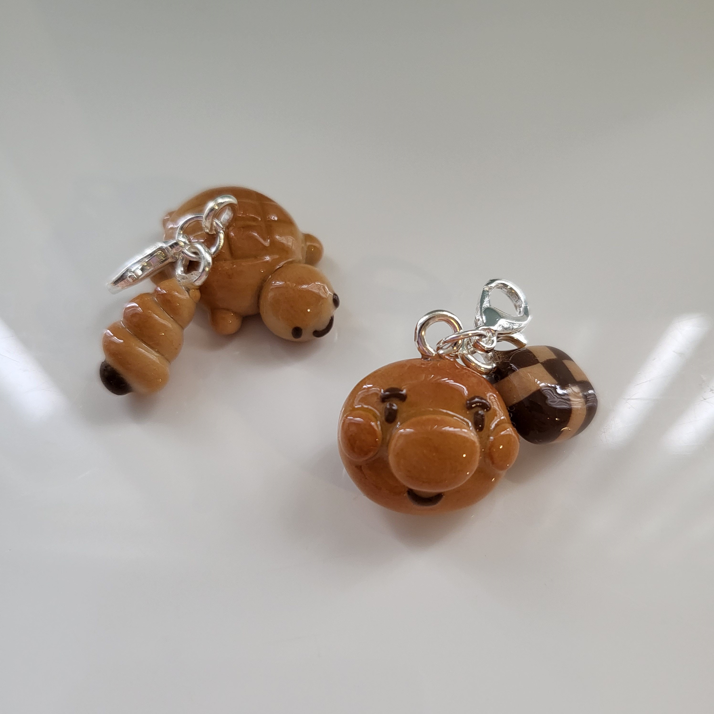 Japanese Bakery Charms Anpanman With Checkerboard Cookie and Turtle