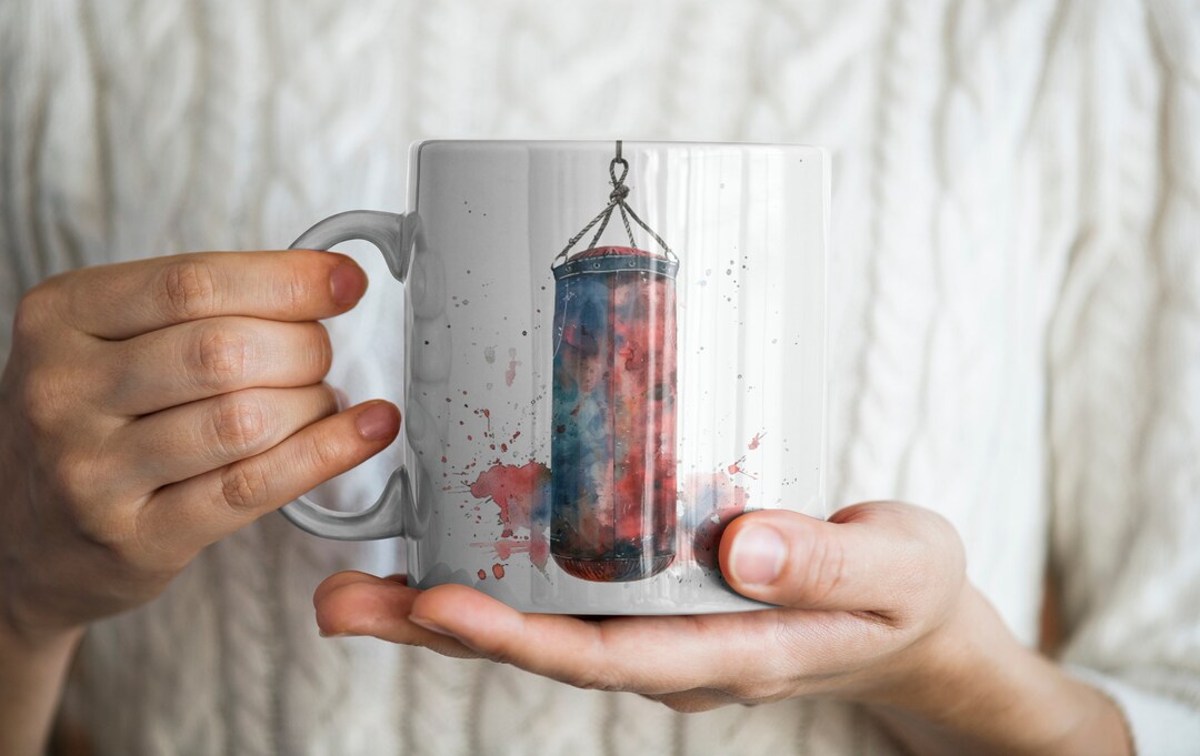 Punching Bag Mug, Boxing Mug, Fighter Mug, MMA Mug, Athlete Mug, Sports ...
