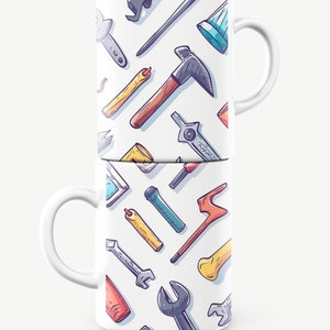 Tools Mug, Mechanic Mug, Handyman Mug, Hardware Mug, Tools Gift, Mechanic Gift, Handyman Gift, Hardware Gift