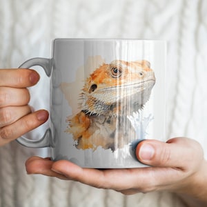 Bearded Dragon Mug, Reptile Mug, Lizard Mug, Herpetology Mug, Animal Mug, Bearded Dragon Gift, Reptile Gift, Lizard Gift, Herpetology Gift