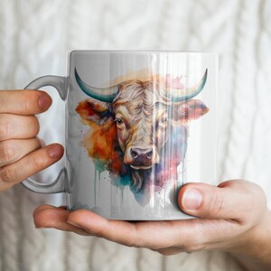 Bull Mug, Cattle Mug, Farm Mug, Country Mug, Animal Mug, Bull Rider Mug, Bull Gift, Cattle Gift, Farm Gift, Country Gift, Bull Rider Gift