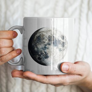 Moon Mug, Planet Mug, Space Mug, Astronomy Mug, Celestial Mug, Moon Gift, Planet Lover Gift, Space Lover Gift, Astronomy Gift