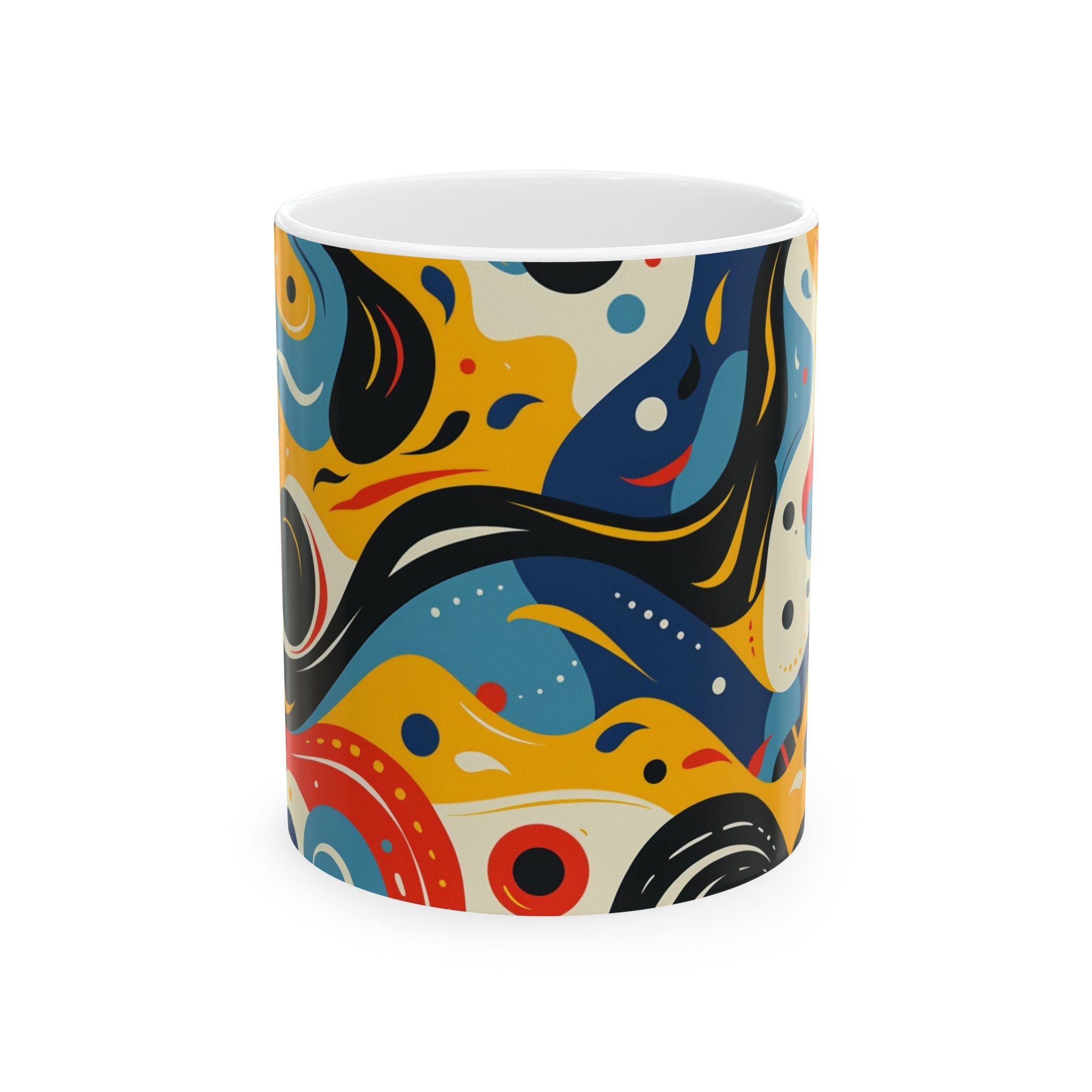 Abstract Mug, Geometric Mug, Shapes Mug, Colorful Mug, Wavy Mug, Abstract  Gift, Geometric Gift, Shapes Gift, Colorful Gift, Wavy Gift - Etsy