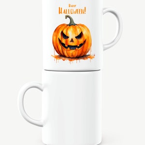 Kubek na Halloween, Kubek Jack-o-Lantern, Kubek dyniowy, Kubek na Halloween, Kubek jesienny, Dekoracja na Halloween, Prezent Jack-o-Lantern, Prezent na Halloween