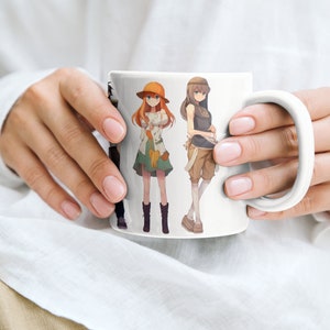 Anime Characters Mug, Anime Mug, Cartoon Mug, Animation Mug, Anime Characters Gift, Anime Lover Gift, Cartoon Gift, Animation Gift