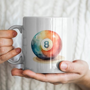 8 Ball Mug - Etsy