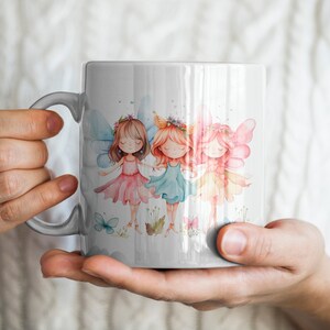 Fairies Mug, Fairytale Mug, Fantasy Mug, Cartoon Mug, Mythical Mug, Fairies Gift, Fairytale Gift, Fantasy Gift, Cartoon Gift, Mythical Gift