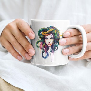 Medusa Mug, Mythical Mug, Fantasy Mug, Mythology Mug, Greek Mug, Medusa Gift, Mythical Gift, Fantasy Gift, Mythology Gift, Greek Gift
