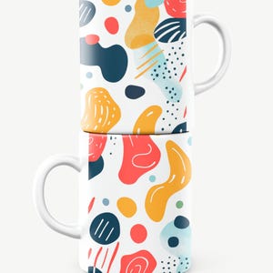 Abstract Mug, Geometric Mug, Shapes Mug, Art Mug, Artist Mug, Abstract Gift, Geometric Gift, Shapes Gift, Art Gift, Artist Gift