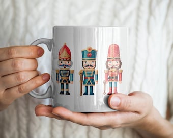 Nutcracker Mug, Christmas Mug, Holiday Mug, Christmas Decor, Holiday Decor, Nutcracker Gift, Christmas Gift, Holiday Gift