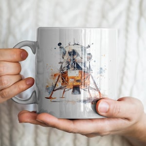 Lunar Module Mug, Apollo Mug, Spacecraft Mug, Space Mug, Astronomy Mug, Lunar Module Gift, Apollo Gift, Spacecraft Gift, Space Gift