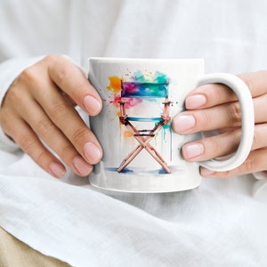 Director Chair Mug, Director Mug, Movie Mug, Actor Mug, Cinematography Mug, Director Chair Gift, Director Gift, Movie Gift, Actor Gift