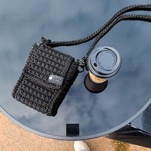 Piccola borsa a tracolla per telefono - Elegante marsupio, Mini borsa per tutti i giorni, Borsa compatta, Custodia per cellulare, Mini borsa a mani libere
