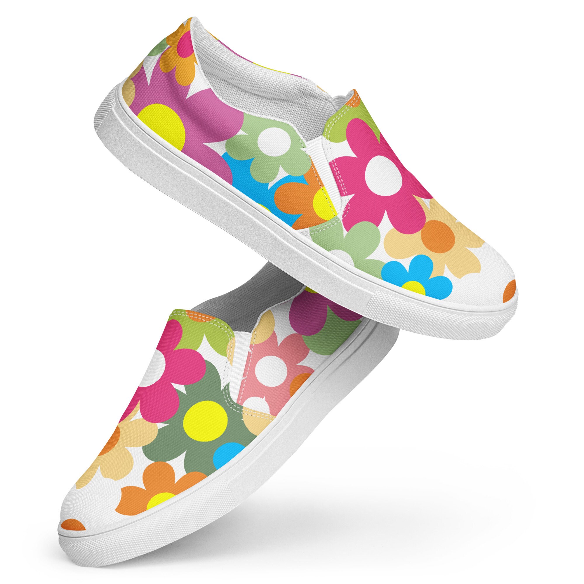 Colorful Slip Ons Etsy