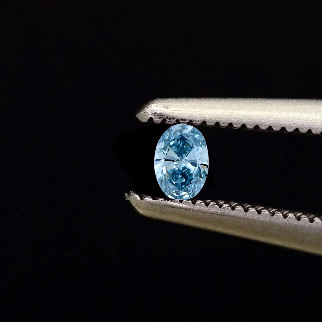CVD VVS2/E Intense Blue Lab Diamond, IGI Certified Fancy Lab Diamond ...