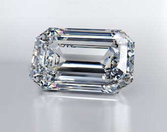Emerald Cut Lab Grown Diamond, IGI Certified Eco Friendly 0.25-5.00 Ct Solitaire Lab Diamond, Loose Emerald Cut Diamond Available