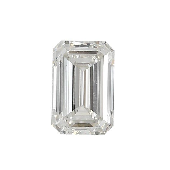 Diamante taglio smeraldo da 3 ct, certificato IGI, ecologico, CVD VVS2/E, diamante solitario taglio smeraldo sfuso. Diamante Lab sciolto