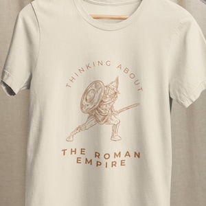 Camiseta engraçada do Império Romano, camiseta com citação, presente engraçado para fãs do Império Romano, presente para ele, camiseta para fãs de história, presente para namorado
