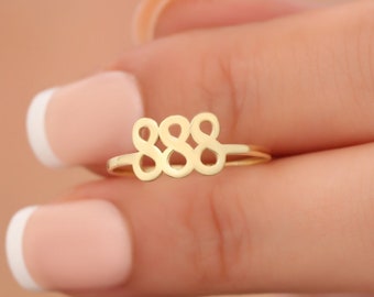Dainty Number Name Number Numbers Ring Ring Number Bridesmaid Ring Gold filled Ring Customize Ring birthday Jewellery