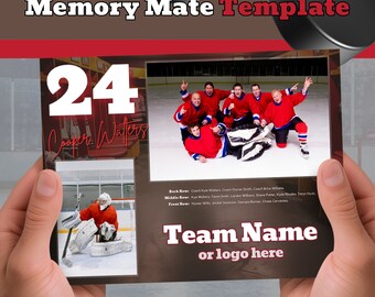 Hockey Memory Mate TEMPLATE BHDmm004