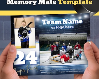 Hockey Memory Mate TEMPLATE BHDmm001