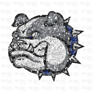 Blue Bulldog Png Mascote Bulldog Png Bulldogs PNG Blue Bulldogs Go Bulldogs PNG Futebol PNG Glitter Bulldogs Png Sequin Bulldogs Digital
