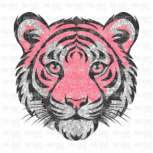 Tigre Rosa Png Glitter Tigre Rosa Png Design Vamos Tigres PNG Tigres Rosa Go Tigers PNG Futebol PNG Glitter Tigres Png Tigres De Lantejoulas