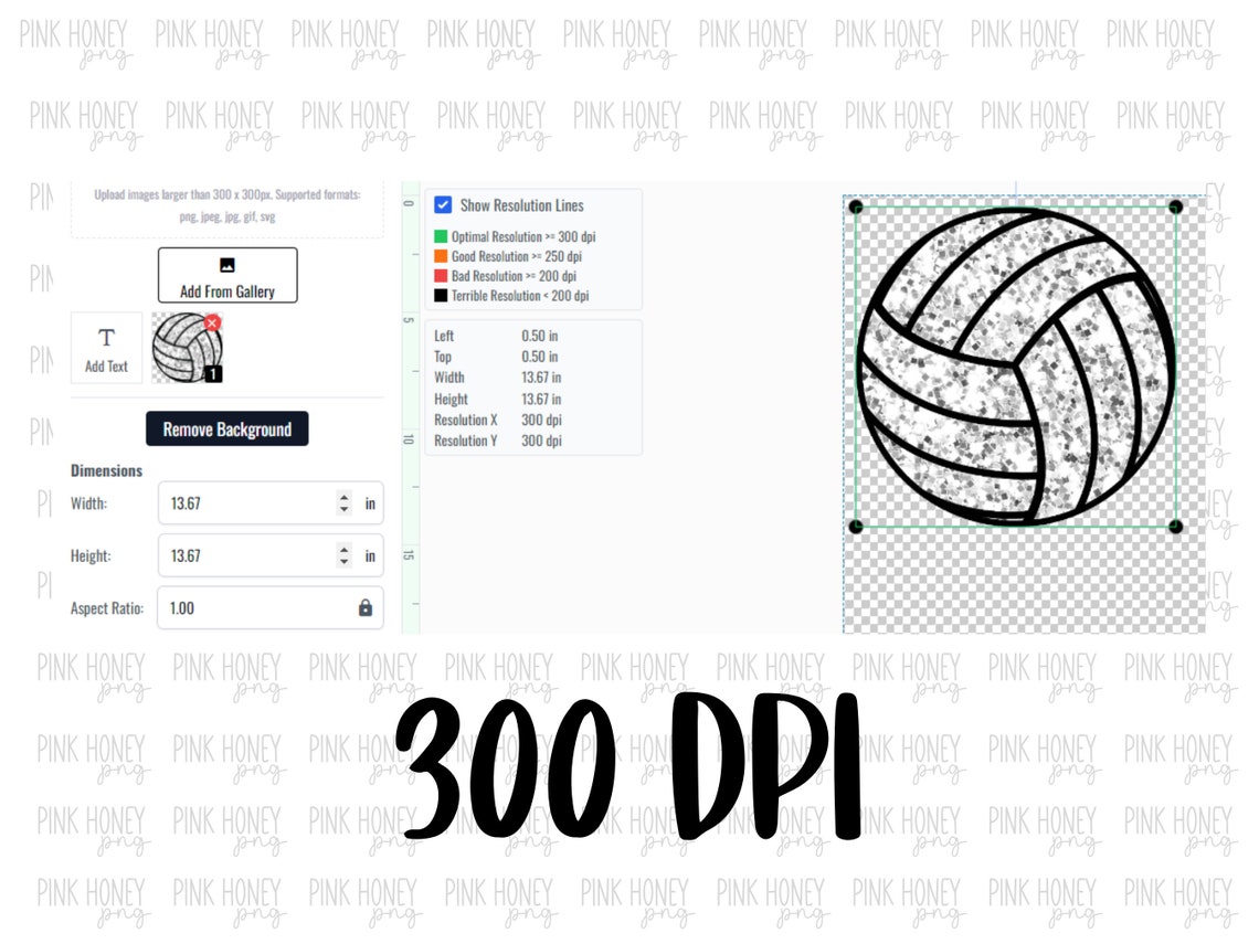 GLITTER Volleyball Png Volleyball Digital Design Cute Sparkly Ball